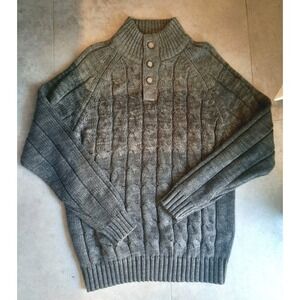 Original Weatherproof Vintage Cable Knit Sweater Mens Size XL Old Money Preppy
